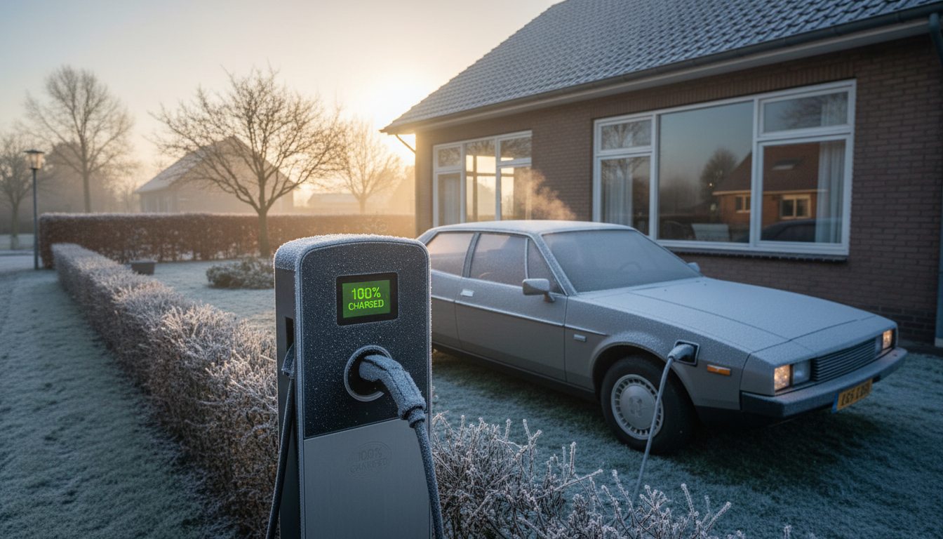 Wooncomfort met laadpaal - sfeerbeeld in de zomer