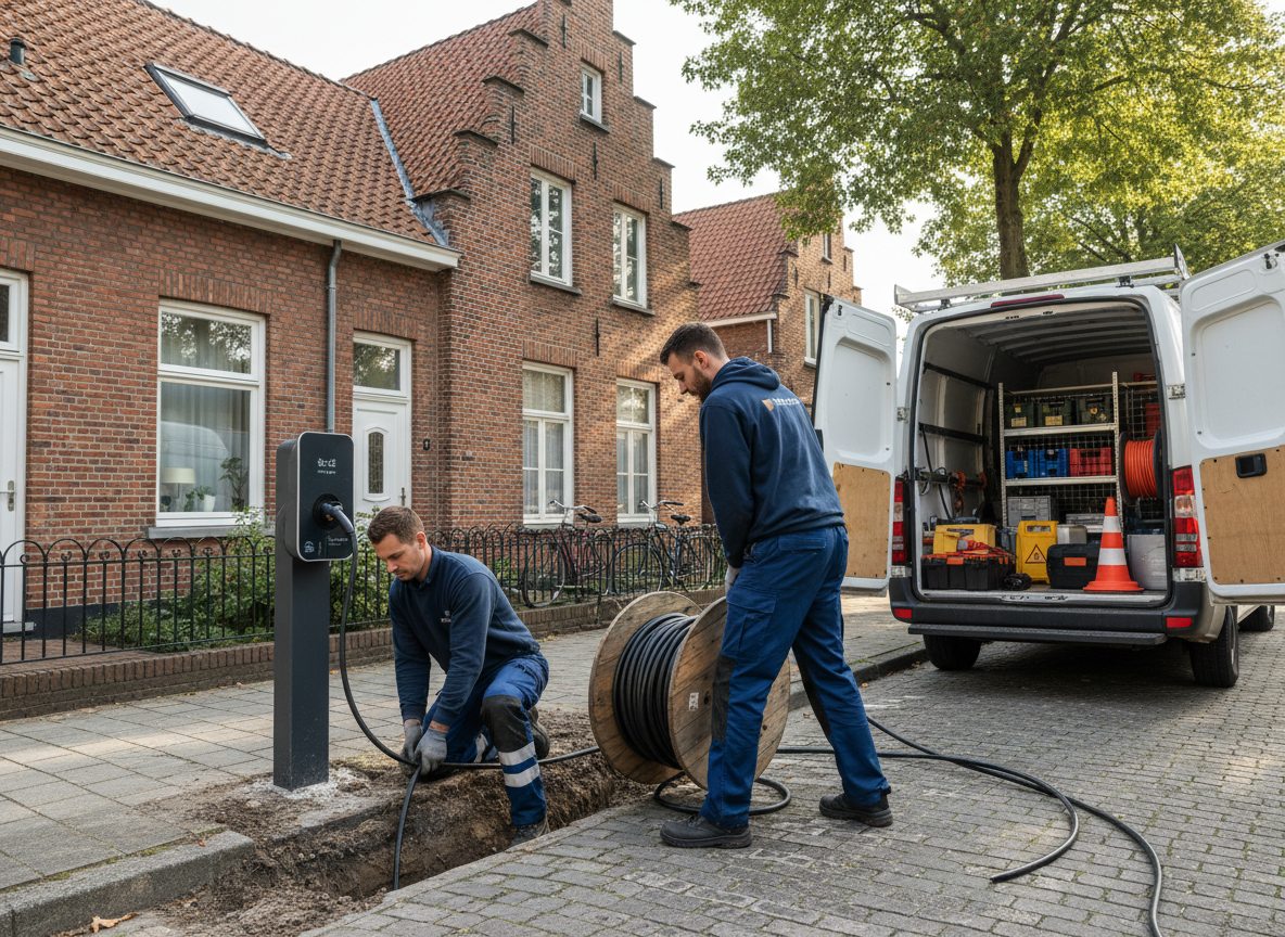 Professionele installatie van laadpaal