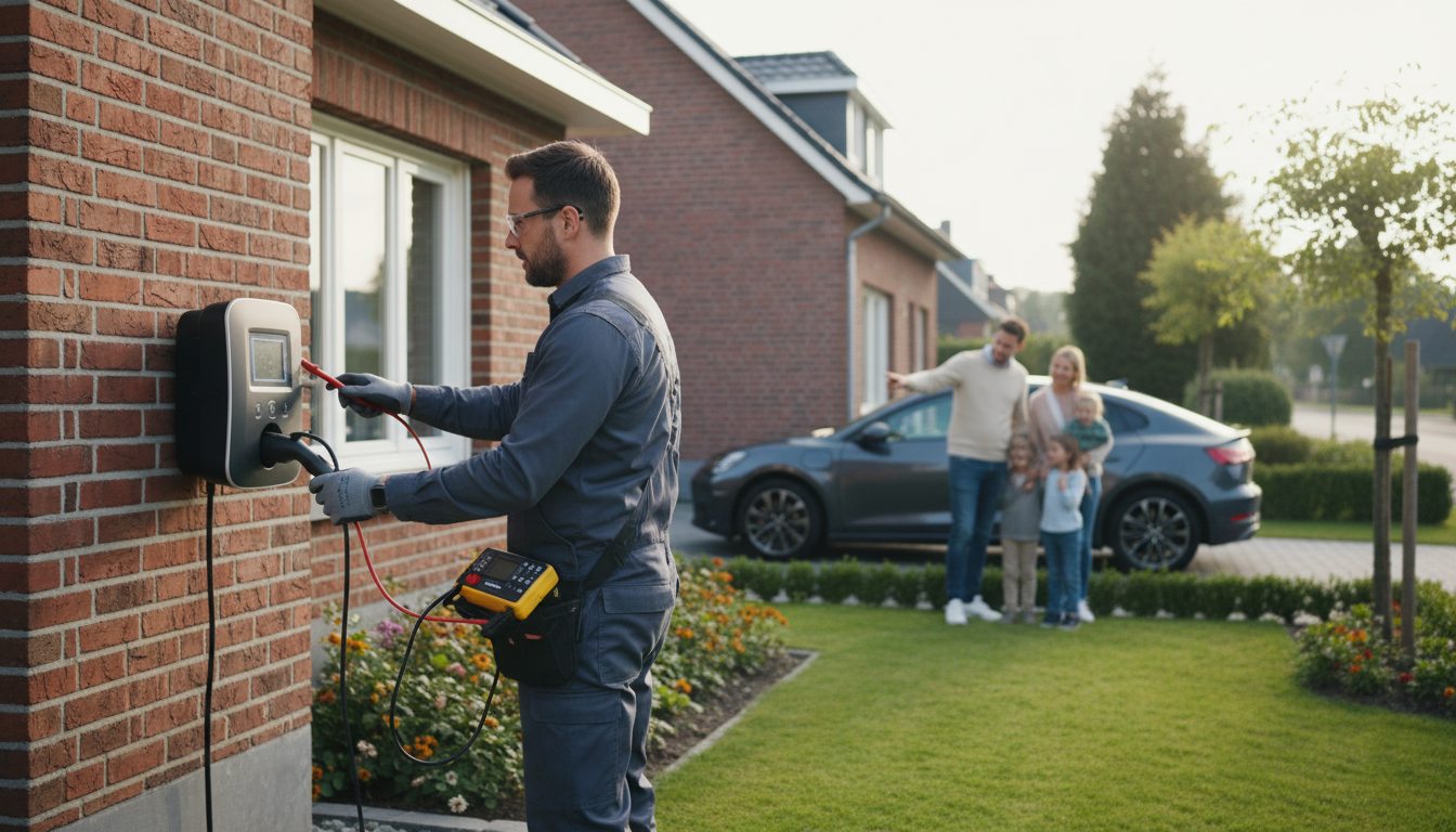 Professionele installatie van laadpaal